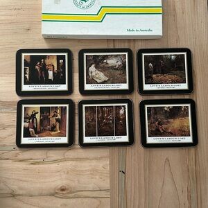 Vintage Art Coasters Set